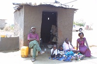 A new house which a contractor, Tshipuliso Barnabas Tshisikule of Ridakule Civil Engineering built for the family